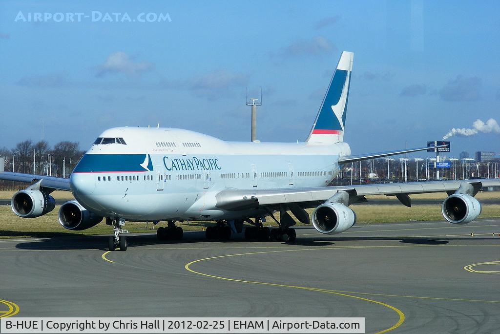 B-HUE, 1993 Boeing 747-467 C/N 27117, Cathay Pacific