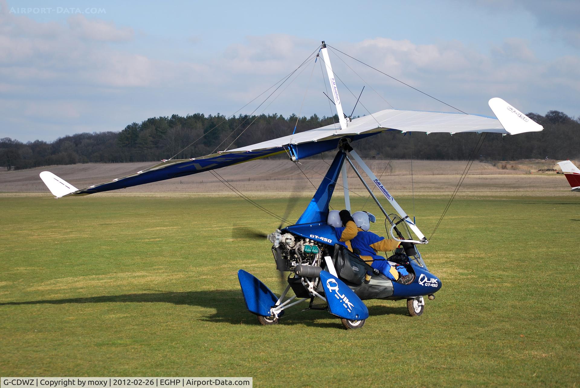 G-CDWZ, 2006 P&M Aviation Quik GT450 C/N 8154, P & M Aviation Ltd., Quik GT450 at Popham