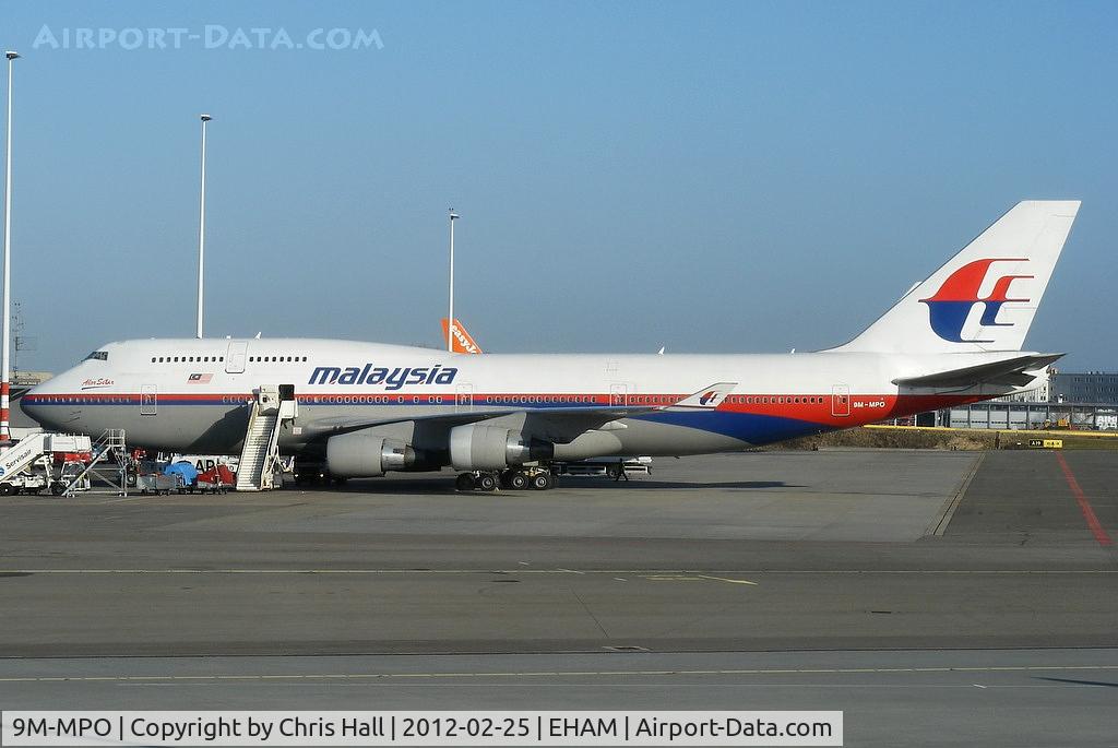 9M-MPO, 2001 Boeing 747-4H6 C/N 28433, Malaysia Airlines
