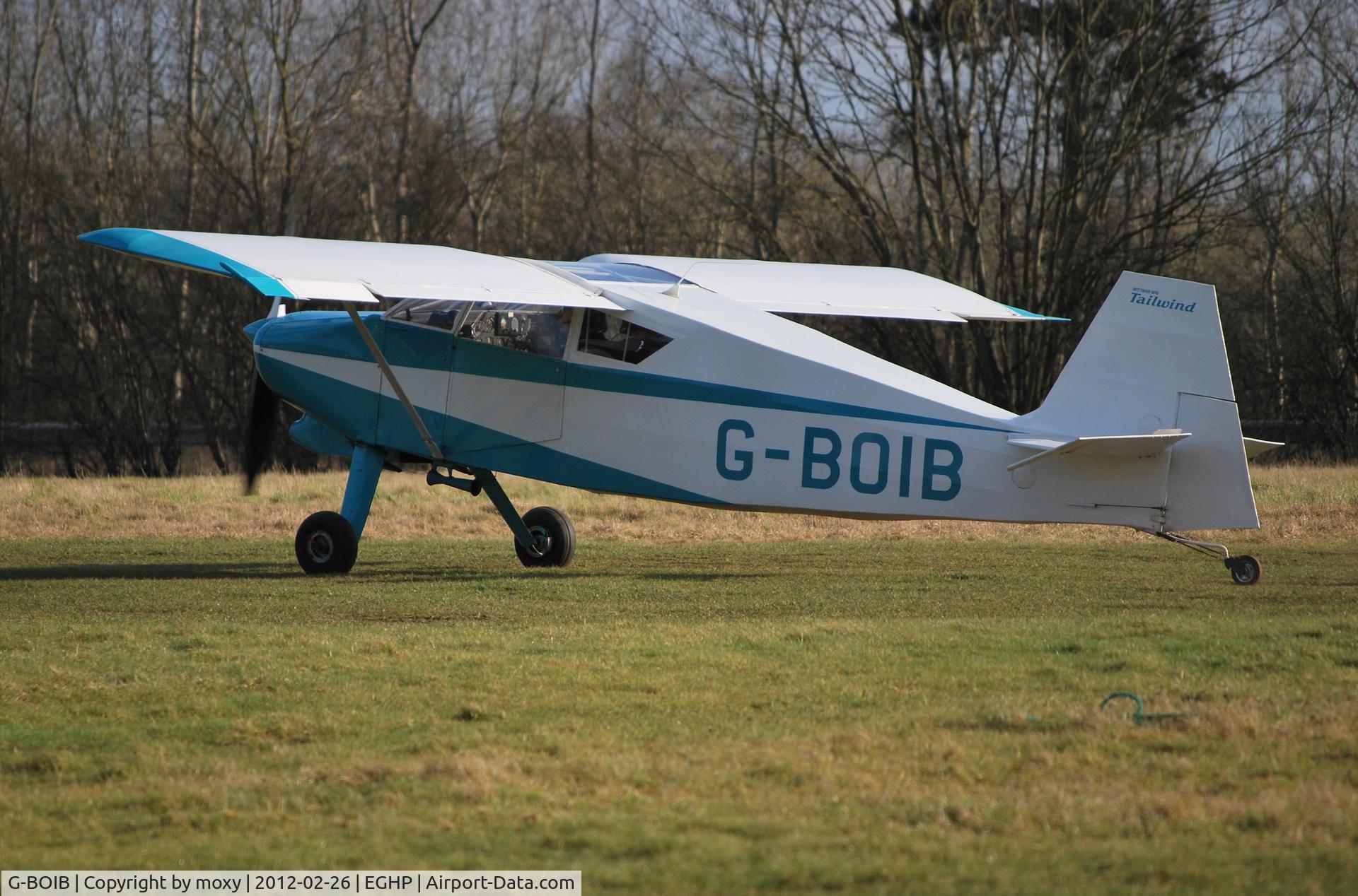 G-BOIB, 1997 Wittman W-10 Tailwind C/N PFA 031-10551, Lewis PH Wittman W10 Tailwind at Popham