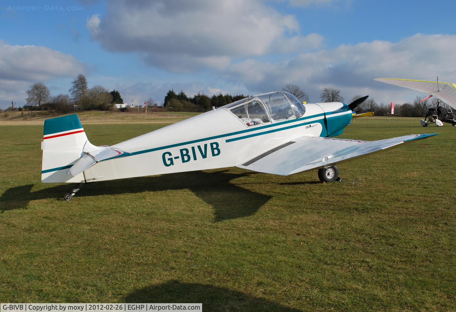 G-BIVB, 1960 Jodel D-112 C/N 1009, Jodel D112 at Popham. Ex F-BJII