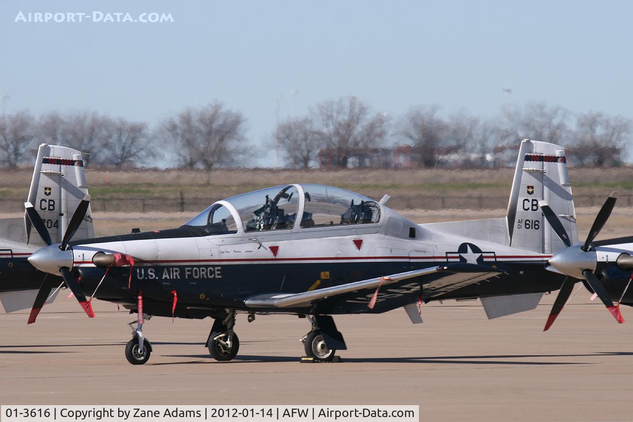 01-3616, 2001 Raytheon T-6A Texan II C/N PT-139, At Alliance Airport - Fort Worth, TX