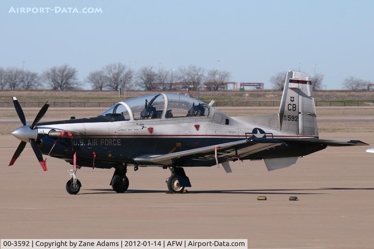 00-3592, 2000 Raytheon T-6A Texan II C/N PT-98, At Alliance Airport - Fort Worth, TX