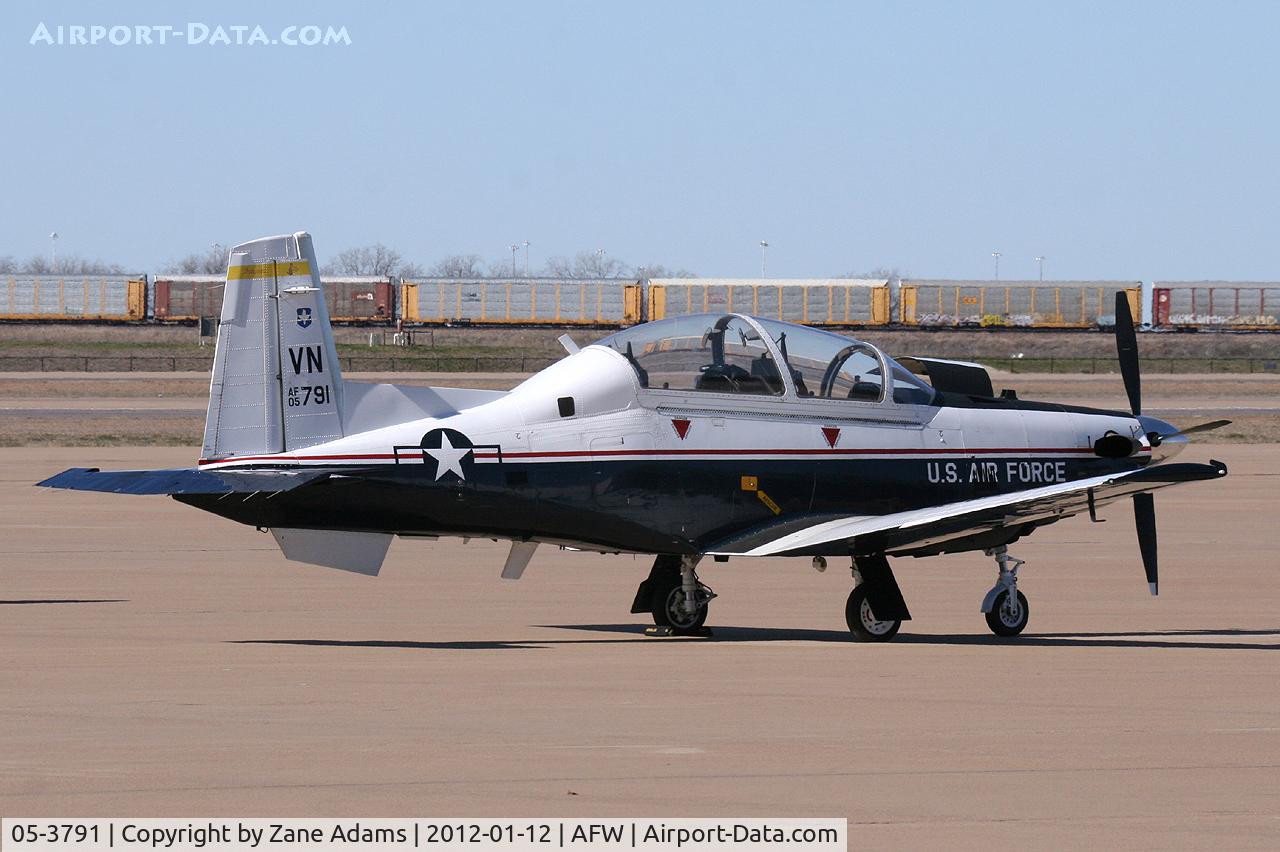 05-3791, 2005 Raytheon T-6A Texan II C/N PT-343, At Alliance Airport - Fort Worth, TX
