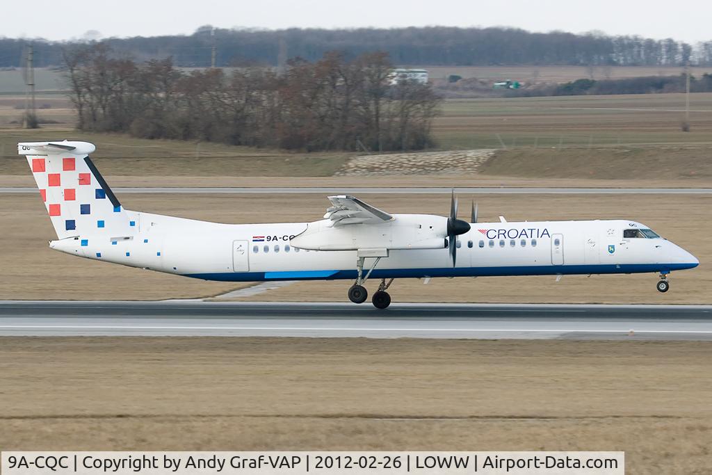 9A-CQC, 2009 De Havilland Canada DHC-8-402Q Dash 8 C/N 4258, Croatia Airways DHC8-400