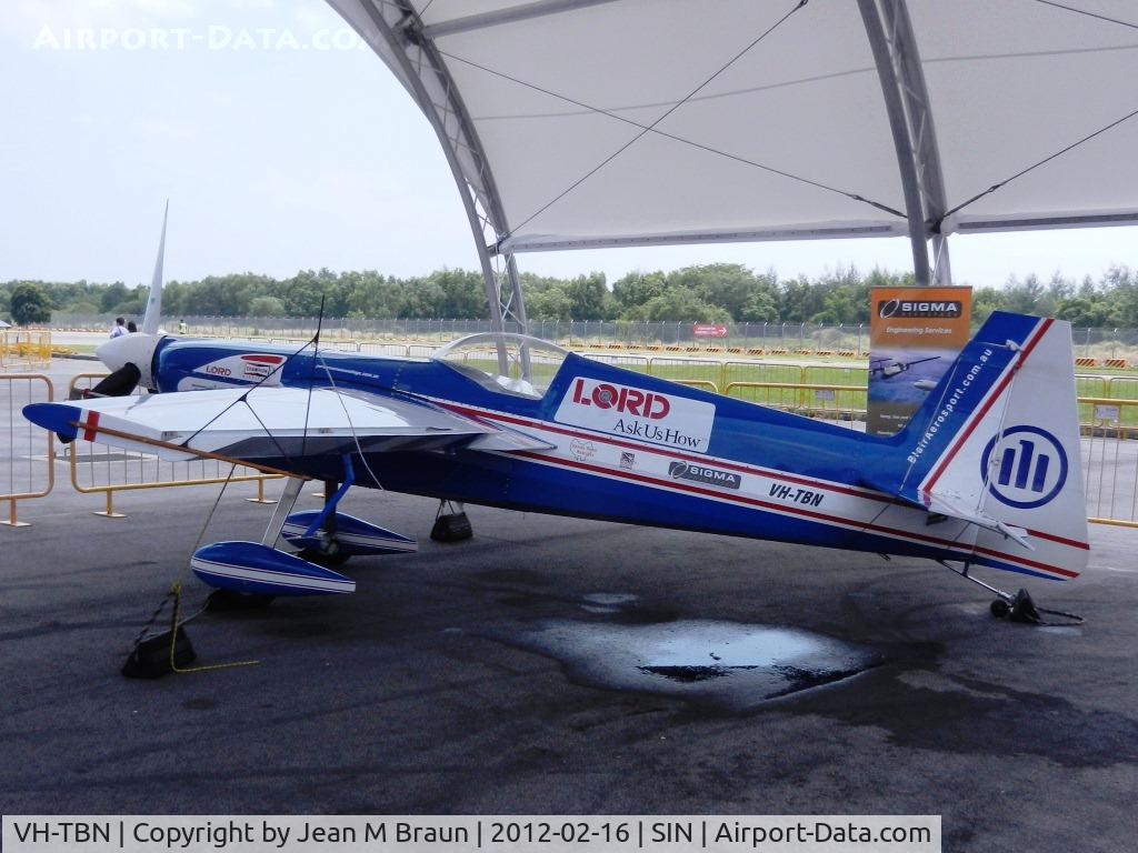 VH-TBN, Rebel 300 C/N S8-88-008, Stunt plane participating at Singapore Airshow 2012