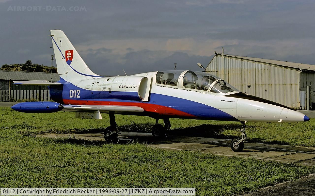 0112, Aero L-39C Albatros C/N 330112, flightline at Kosice