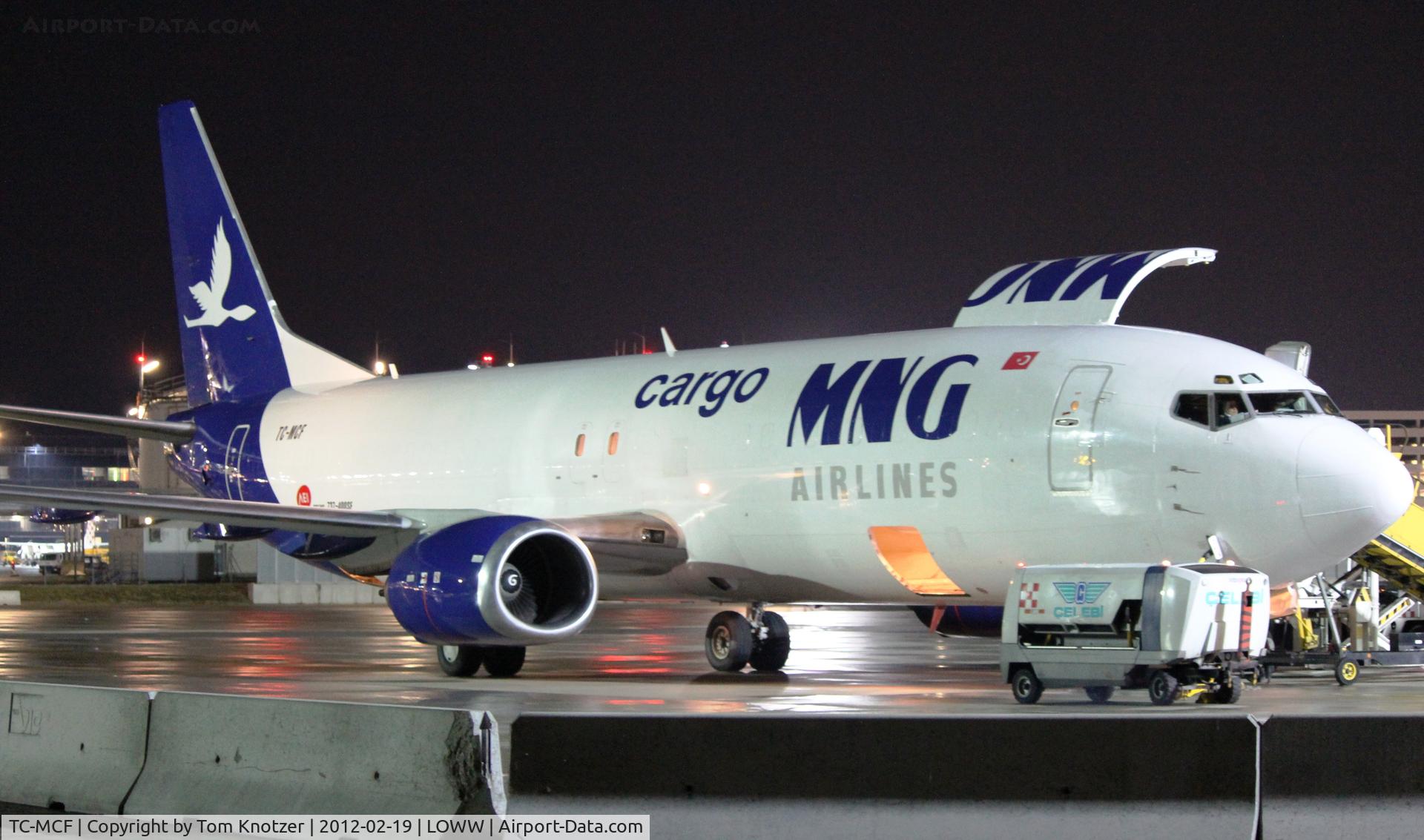 TC-MCF, 1989 Boeing 737-4K5 C/N 24126, VIE-LOWW-Block Kilo