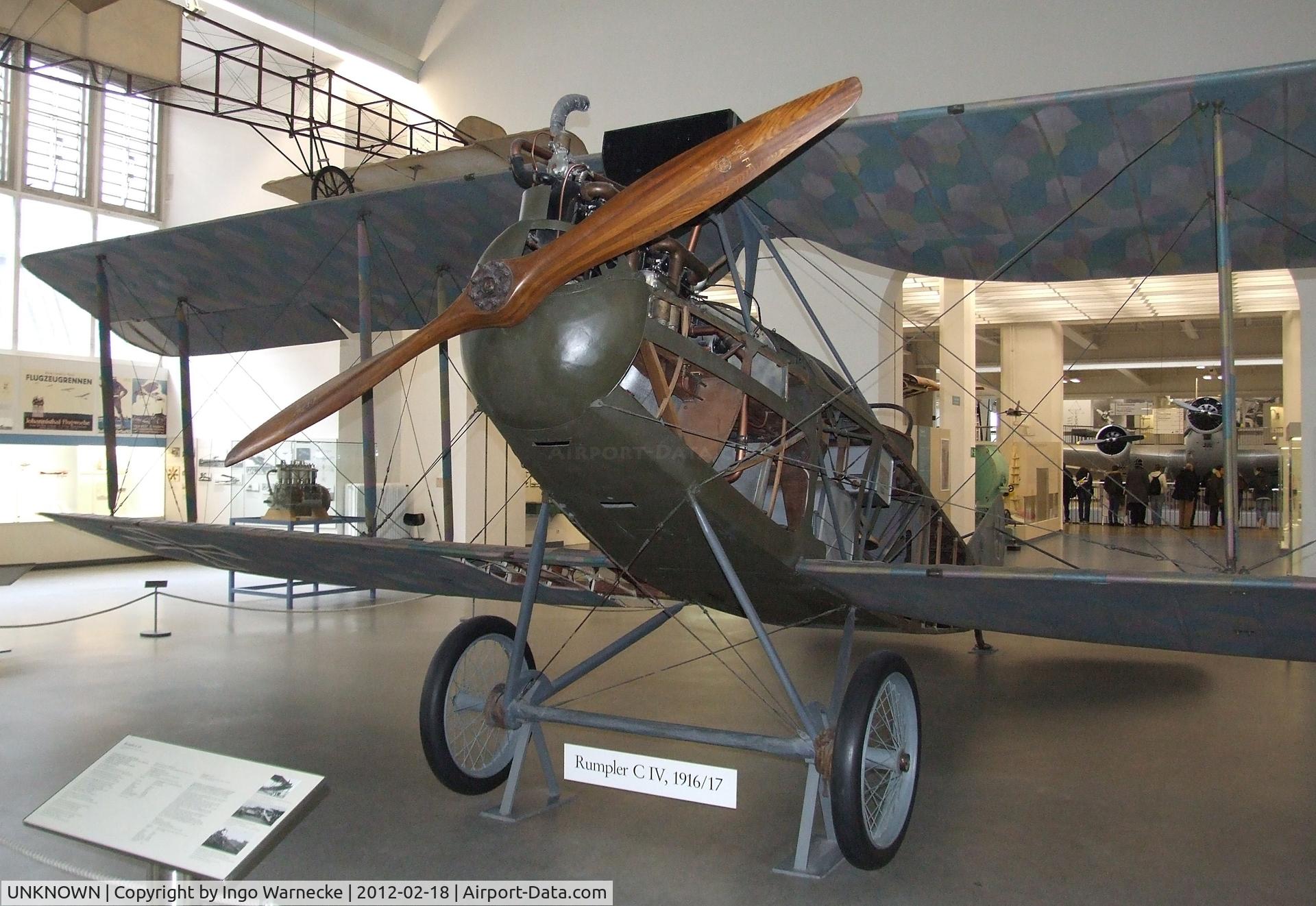 UNKNOWN, 1917 Rumpler C.IV C/N 310, Rumpler C IV at the Deutsches Museum, München (Munich)