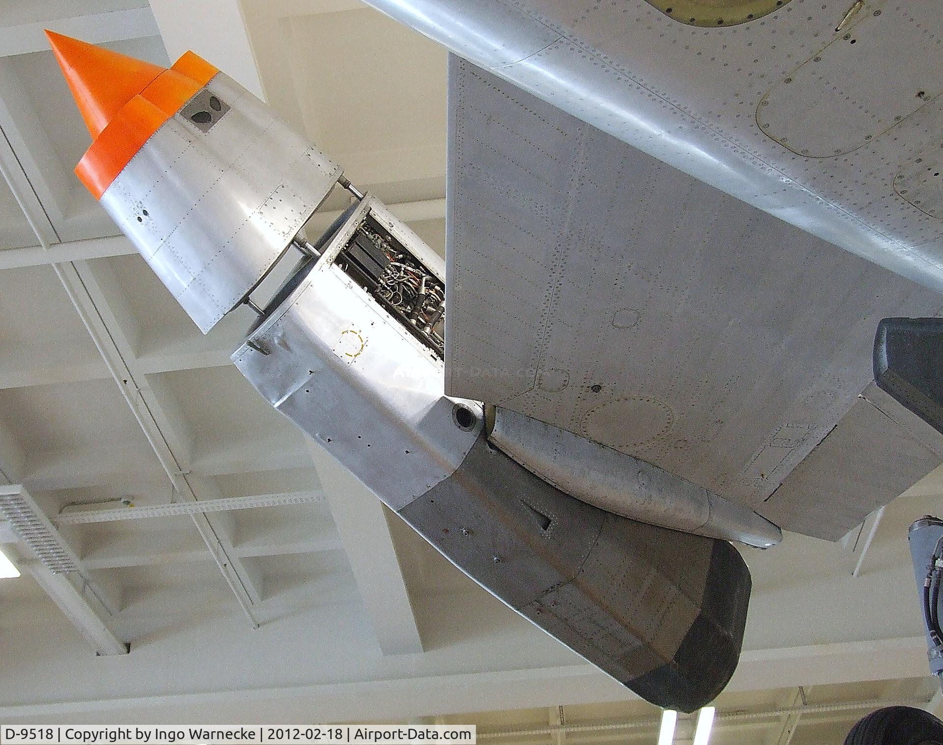 D-9518, 1965 EWR VJ101C C/N X2, EWR (Entwicklungsring Süd) VJ-101C at the Deutsches Museum, München (Munich)