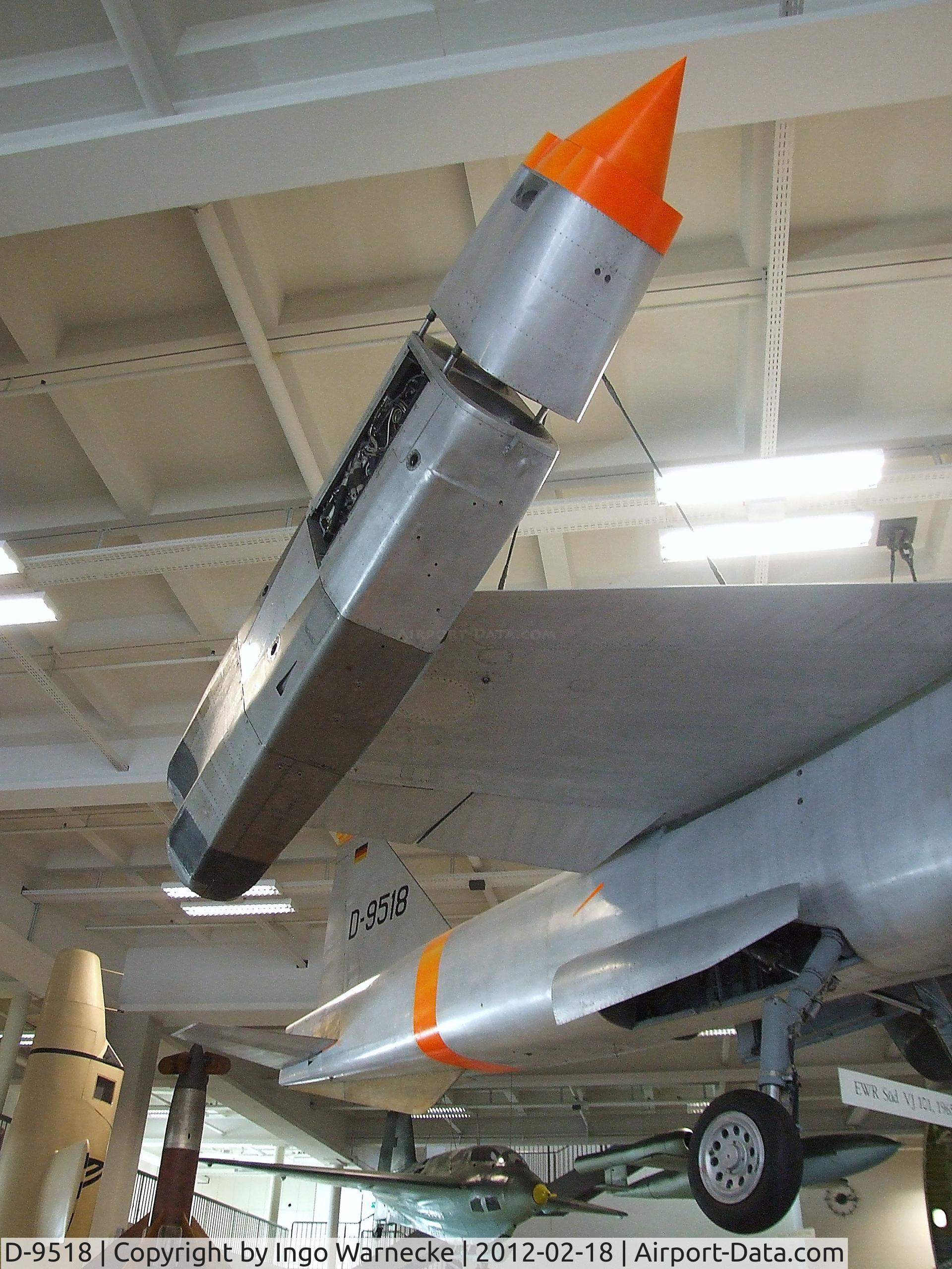 D-9518, 1965 EWR VJ101C C/N X2, EWR (Entwicklungsring Süd) VJ-101C at the Deutsches Museum, München (Munich)