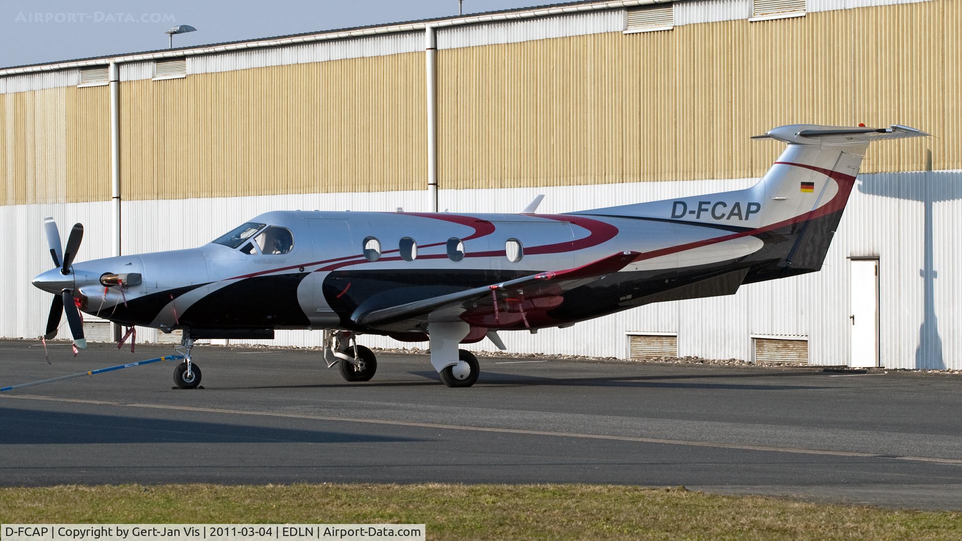 D-FCAP, 2007 Pilatus PC-12/47 C/N 843, Waiting for next flight