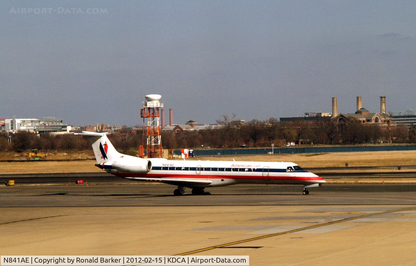 N841AE, 2002 Embraer ERJ-140LR (EMB-135KL) C/N 145667, Taxi DCA, VA