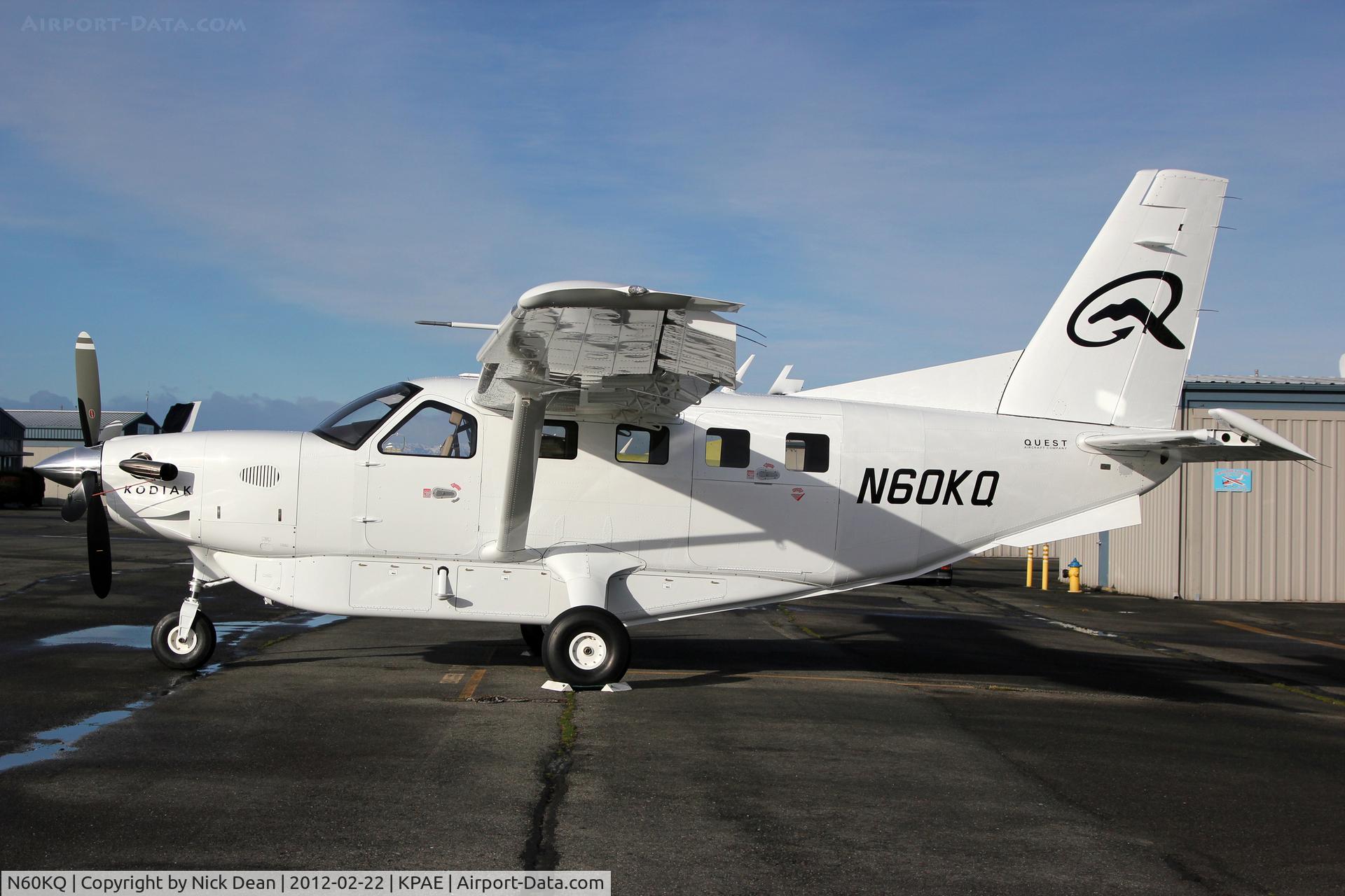 N60KQ, 2011 Quest Kodiak 100 C/N 100-0060, KPAE/PAE