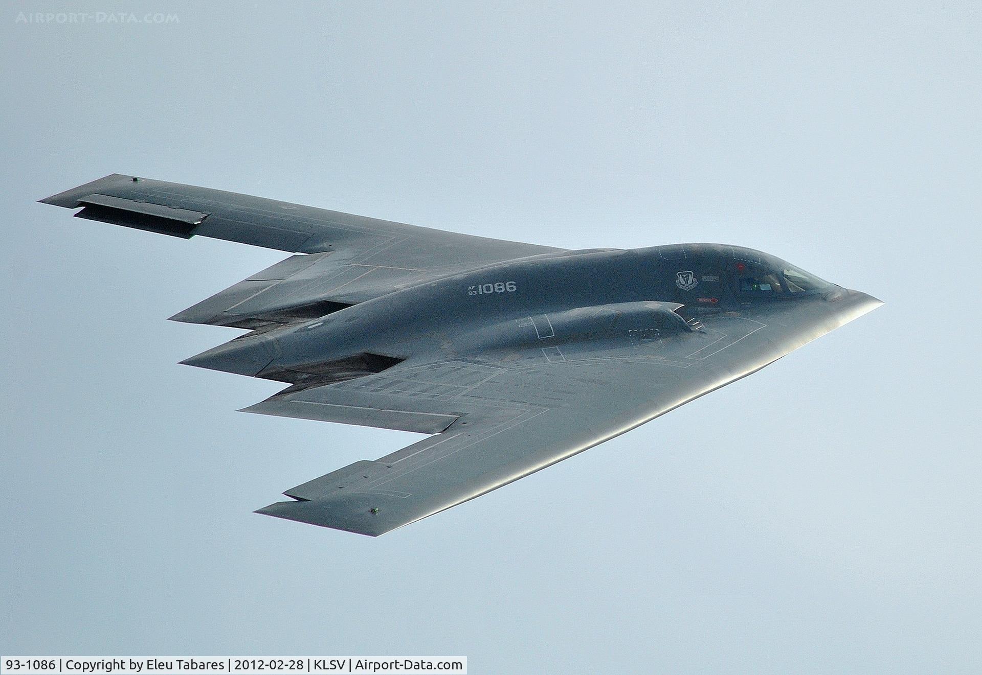 93-1086, 1993 Northrop Grumman B-2A Spirit C/N 1019/AV-19, Taken during Red Flag Exercise at Nellis Air Force Base, Nevada.