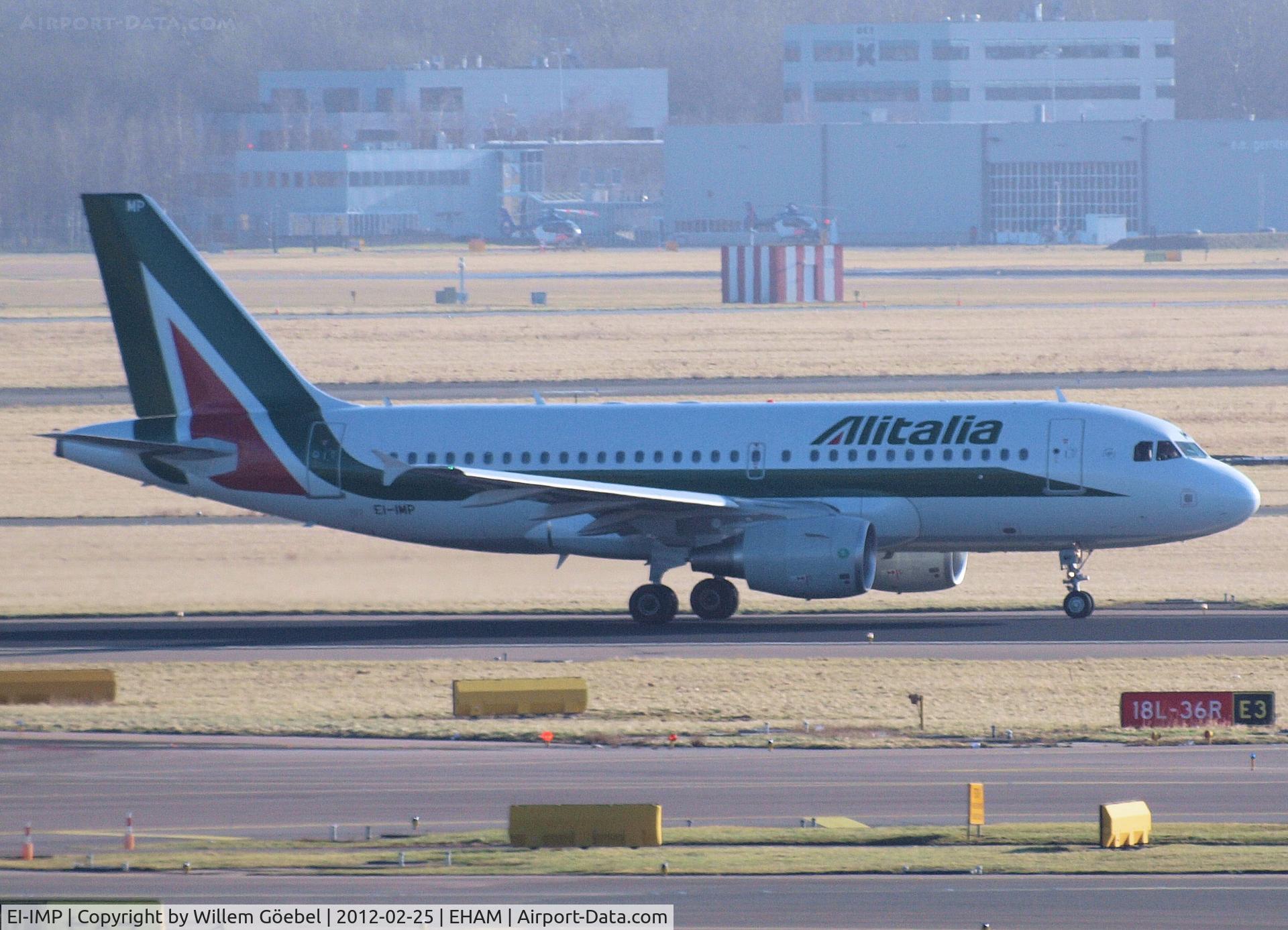 EI-IMP, 2011 Airbus A319-111 C/N 4859, Ready for take off of rw L18 of Amsterdam Airport