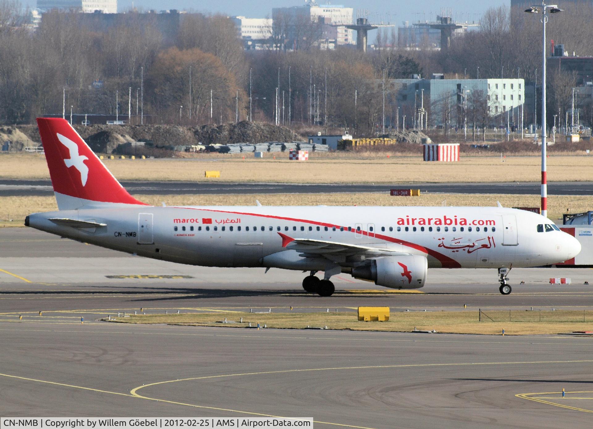 CN-NMB, 2009 Airbus A320-214 C/N 3833, Taxi to the gate of Schiphol Airport