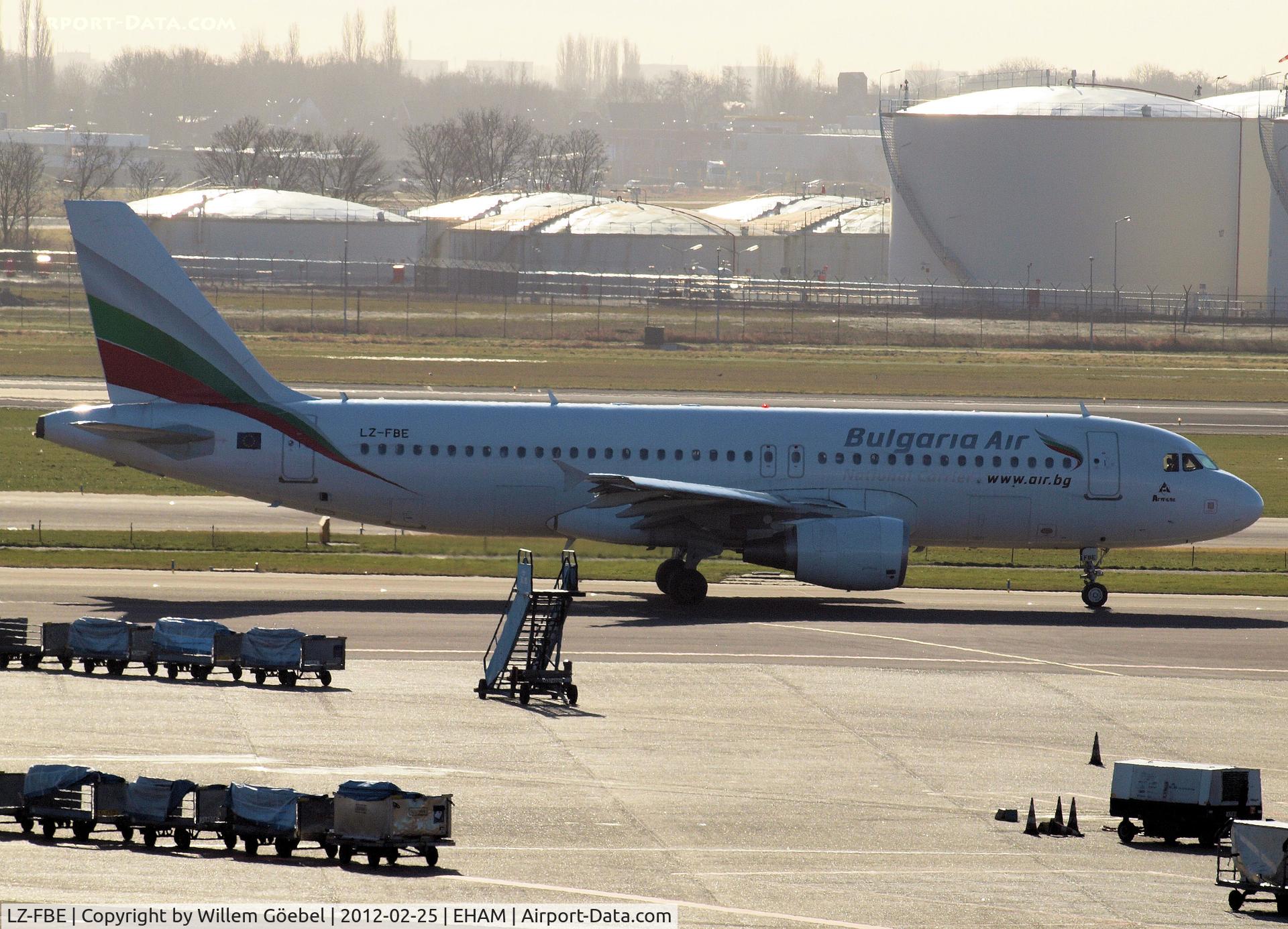 LZ-FBE, 2009 Airbus A320-214 C/N 3780, Take off from runway 24 of Schiphol Airport