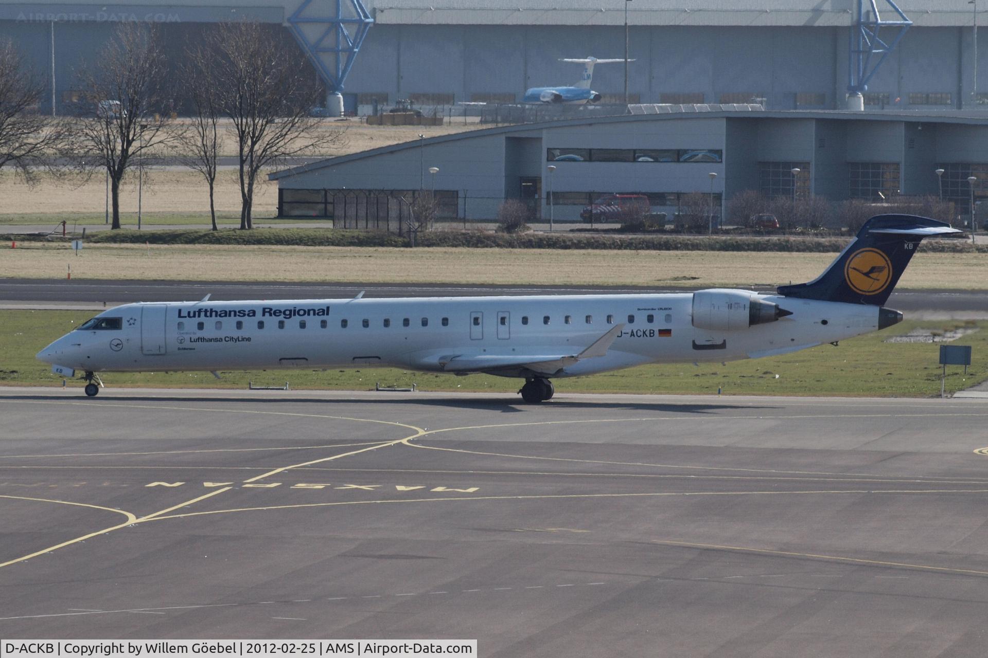 D-ACKB, 2006 Bombardier CRJ-900LR (CL-600-2D24) C/N 15073, Taxi to runway 24 of Schiphol Airport