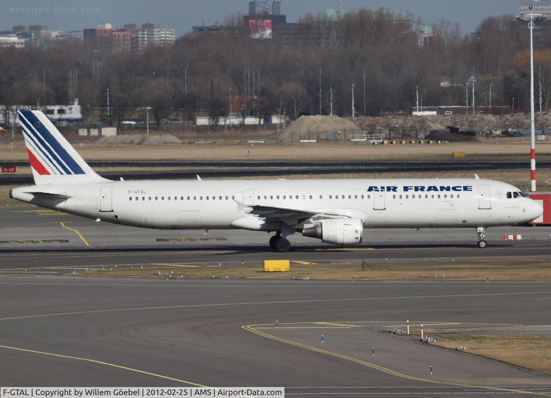 F-GTAL, 2002 Airbus A321-211 C/N 1691, Taxi to the gate of Schiphol Airport