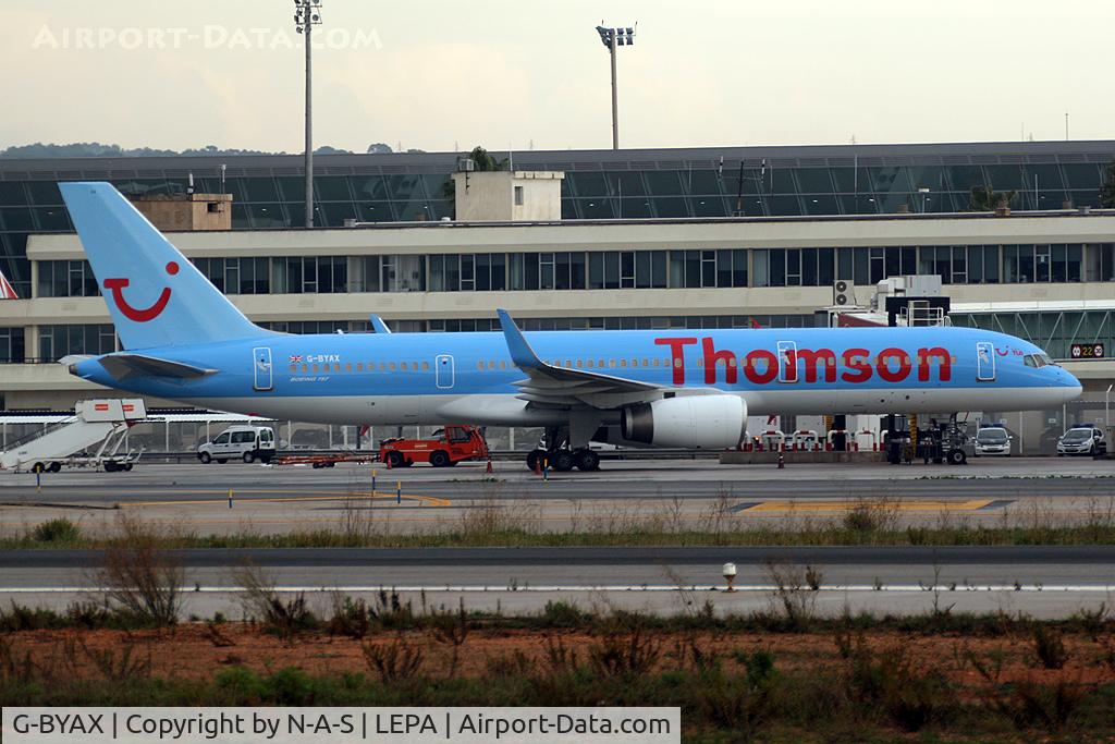 G-BYAX, 1999 Boeing 757-204 C/N 28834, Parked on stand