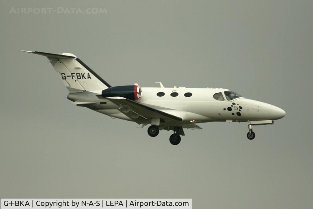 G-FBKA, 2008 Cessna 510 Citation Mustang Citation Mustang C/N 510-0096, Landing