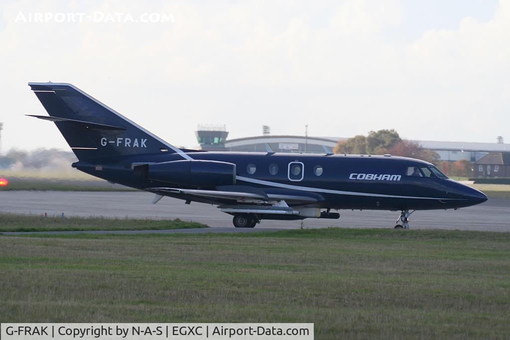 G-FRAK, 1969 Dassault Falcon 20D C/N 213, Lining up