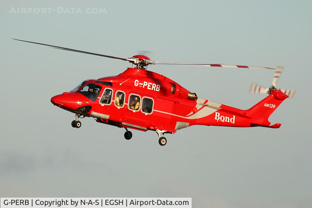 G-PERB, 2011 AgustaWestland AW-139 C/N 41261, Based