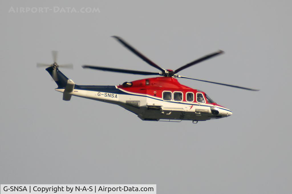 G-SNSA, 2010 AgustaWestland AW-139 C/N 31308, Passing my house