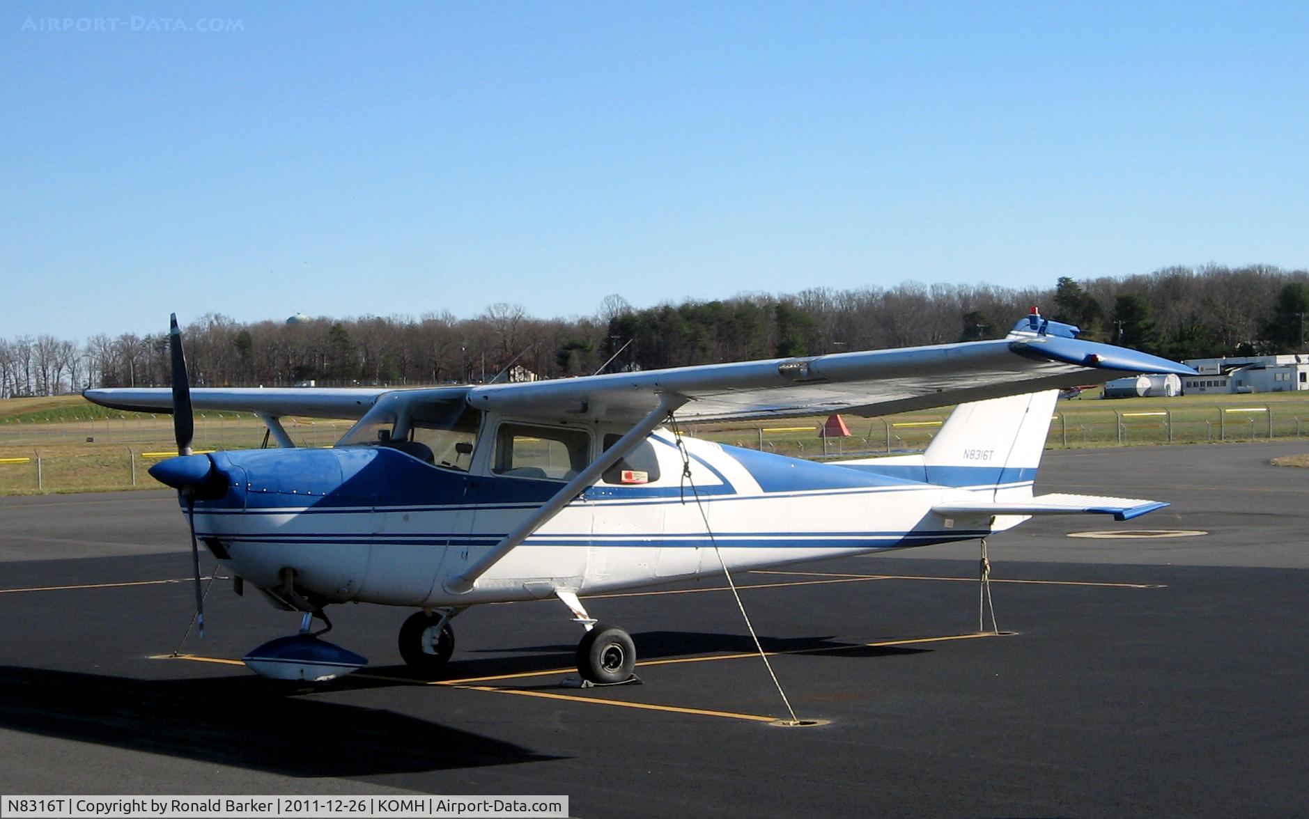 N8316T, 1961 Cessna 175C Skylark C/N 17557016, Orange