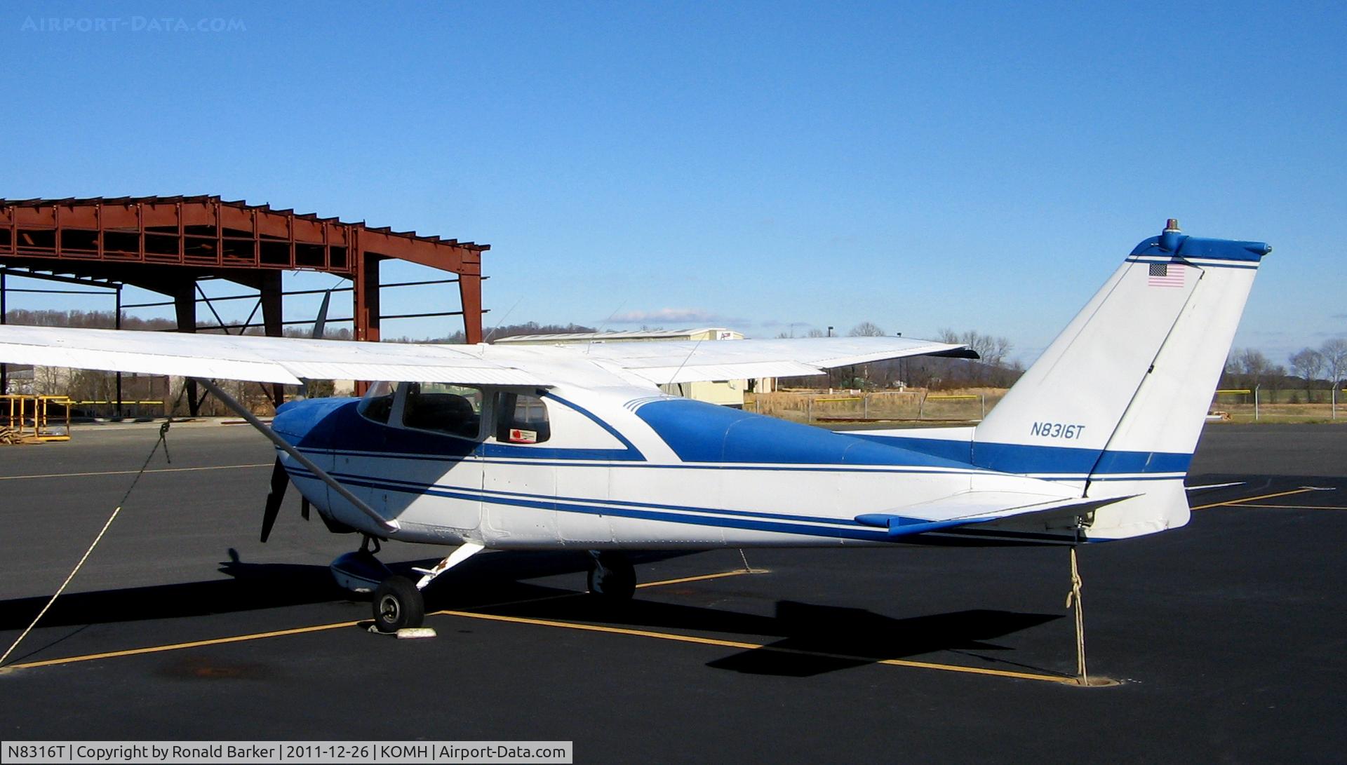 N8316T, 1961 Cessna 175C Skylark C/N 17557016, Orange