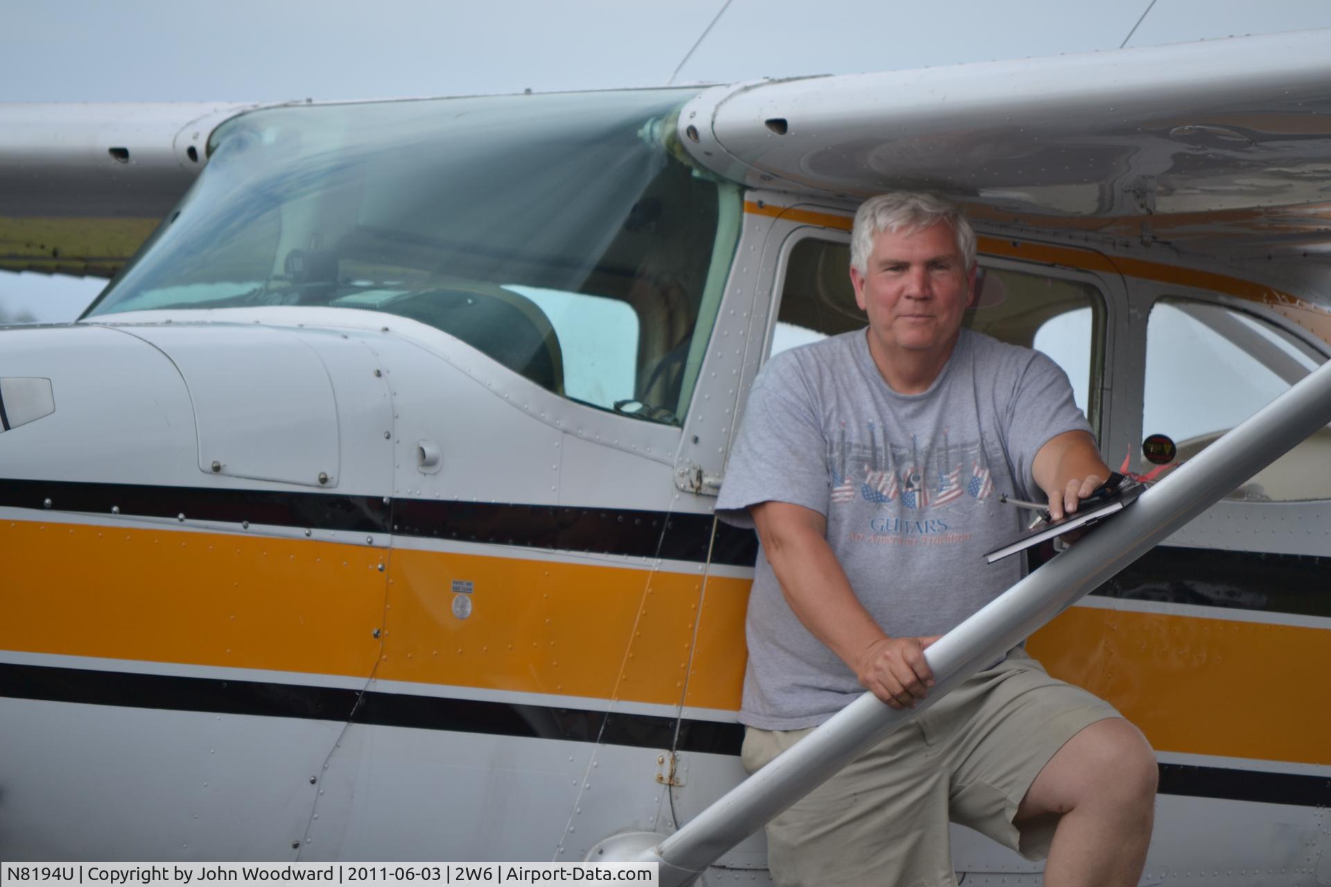 N8194U, 1964 Cessna 172F C/N 17252094, Me at 2W6