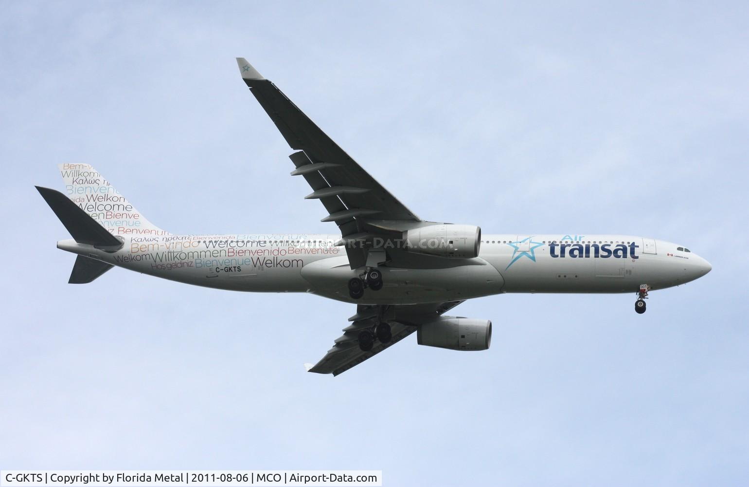 C-GKTS, 1995 Airbus A330-342 C/N 111, Air Transat A330 in short lived 