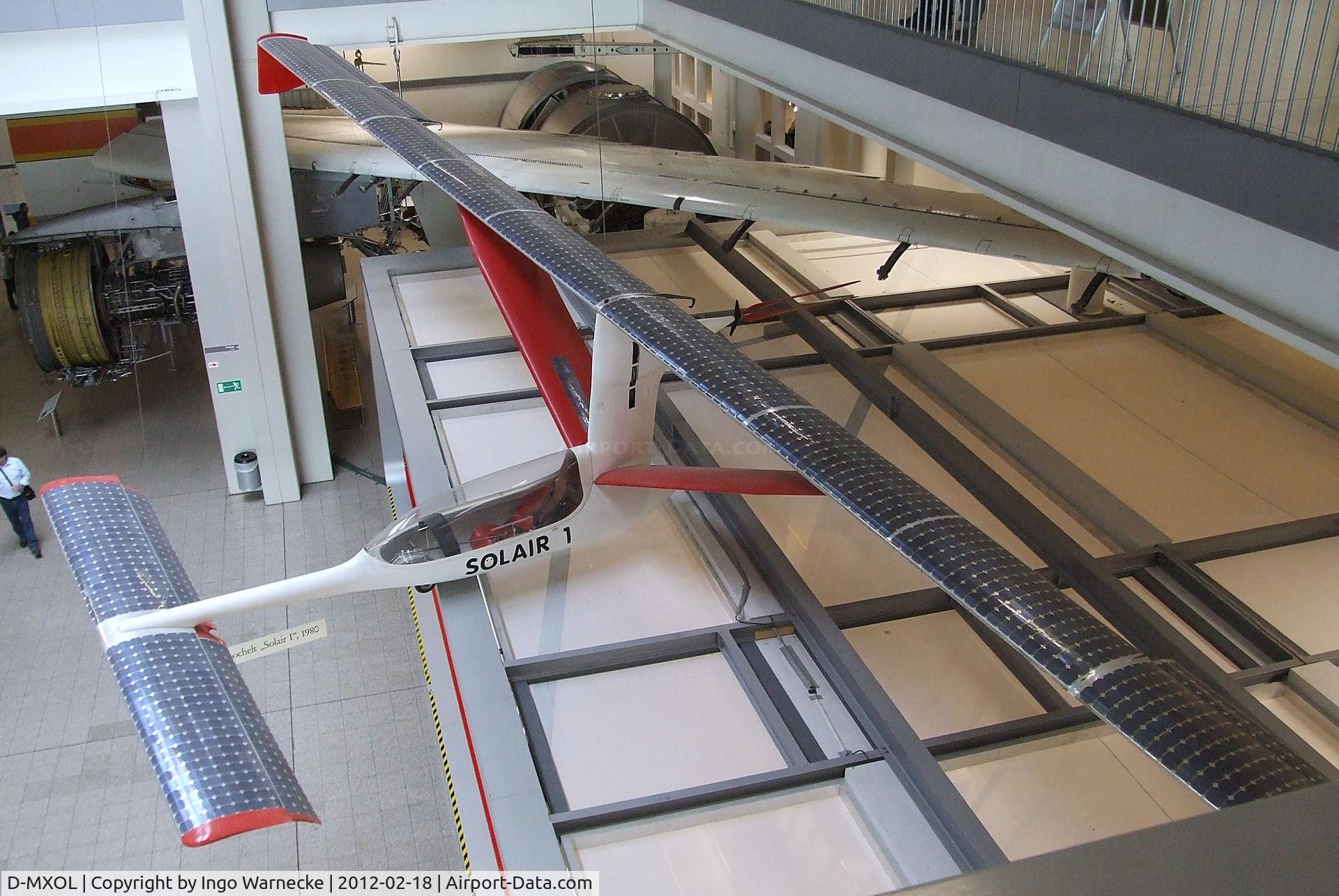 D-MXOL, 1983 Rochelt Solair 1 C/N V1, Rochelt Solair 1 at the Deutsches Museum, München (Munich)
