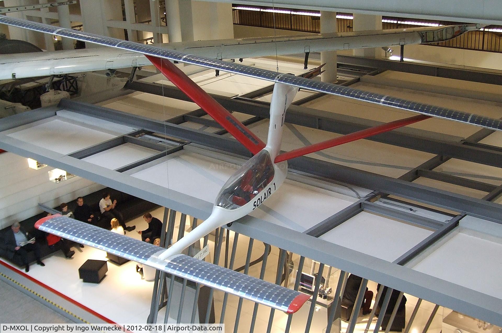 D-MXOL, 1983 Rochelt Solair 1 C/N V1, Rochelt Solair 1 at the Deutsches Museum, München (Munich)
