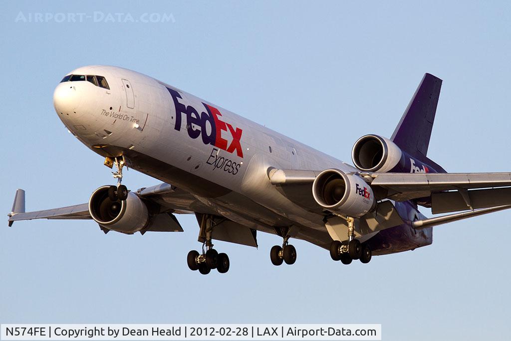 N574FE, 1991 McDonnell Douglas MD-11F C/N 48499, FedEx 