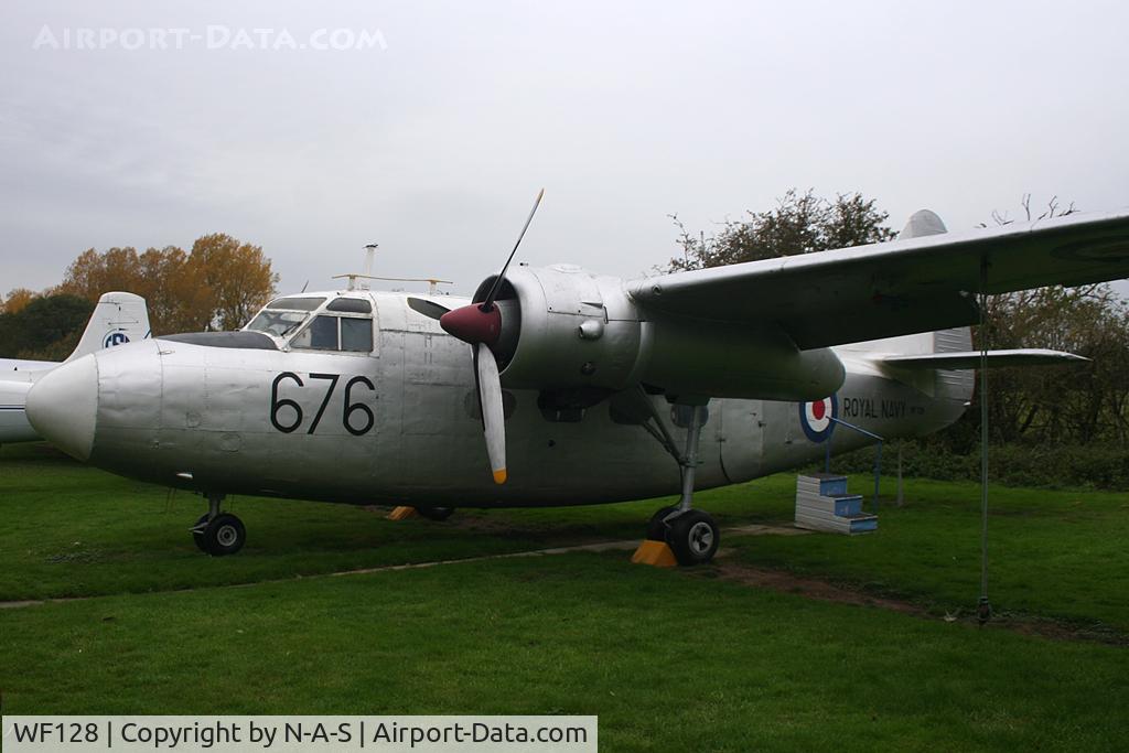 WF128, 1952 Percival P-57 Sea Prince T1 C/N P57/26, Preserved at Flixton