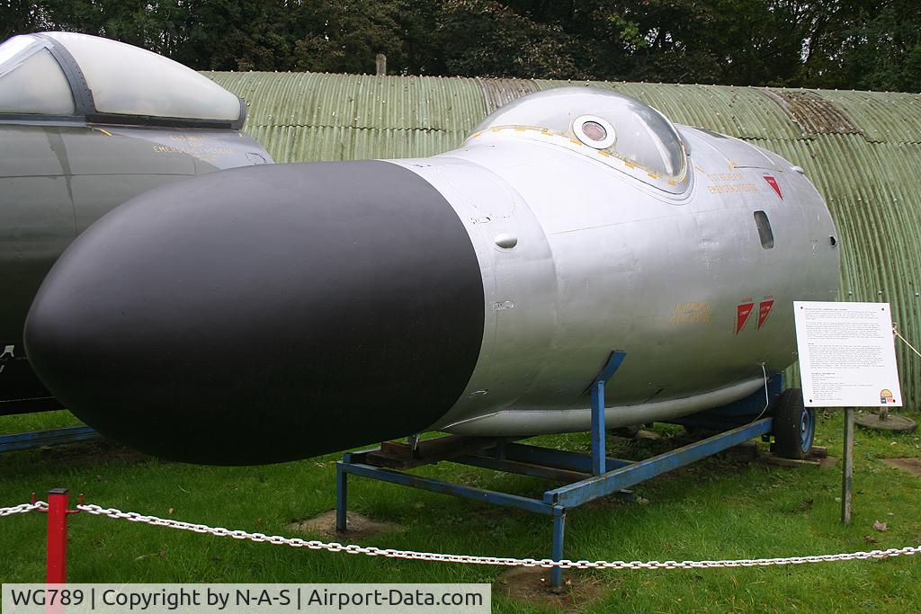 WG789, 1952 English Electric Canberra B.2 C/N EEP71106, Nose preserved Flixton