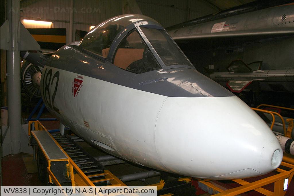 WV838, 1954 Hawker Sea Hawk FGA.6 C/N 6083, Preserved Nose at Flixton