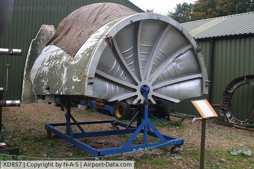 XD857, Vickers Valiant BK.1 C/N Not found XD857, Remains preserved at Flixton
