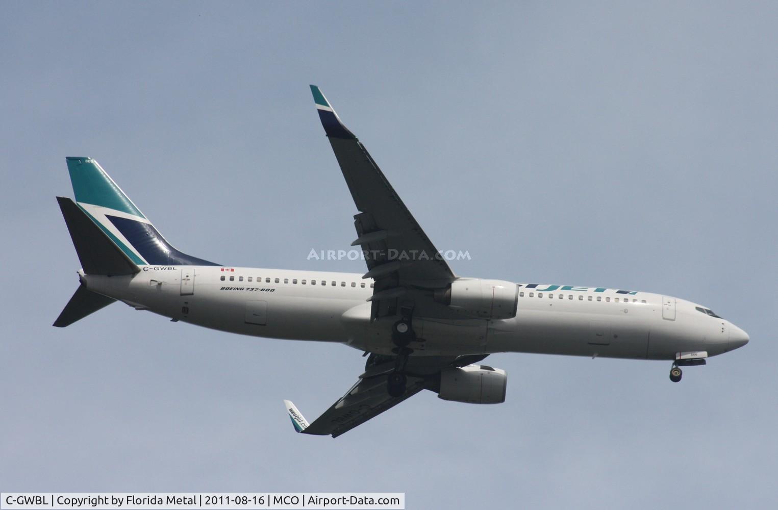 C-GWBL, 2005 Boeing 737-8CT C/N 34154, West Jet 737-800