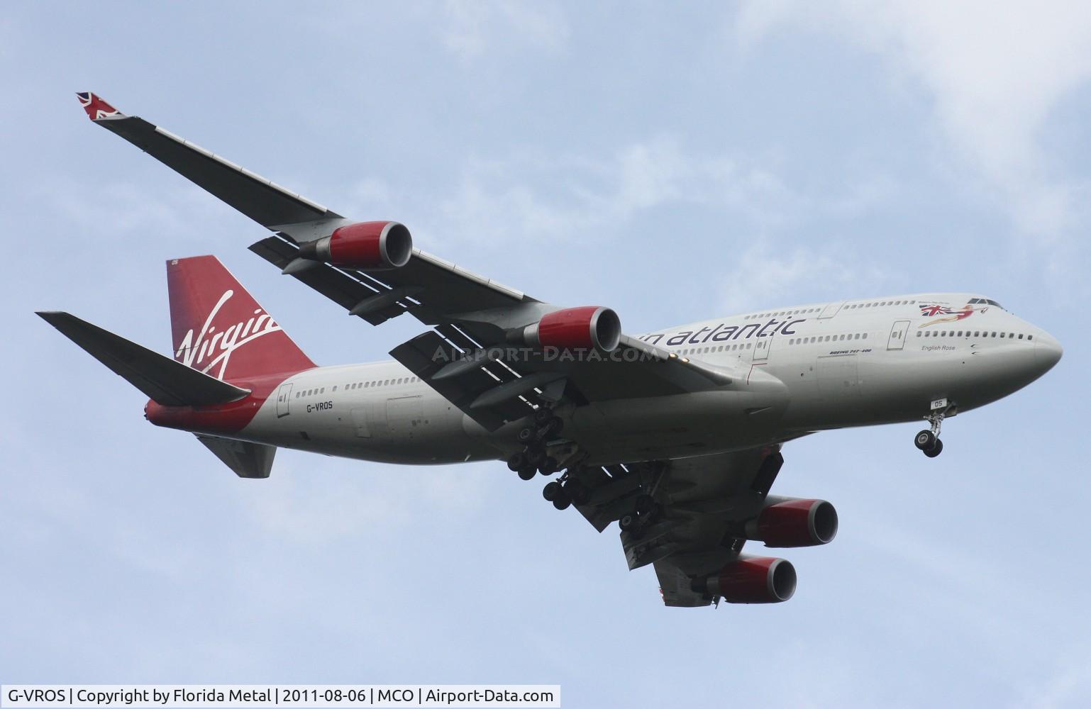 G-VROS, 2001 Boeing 747-443 C/N 30885, Virgin 747-400