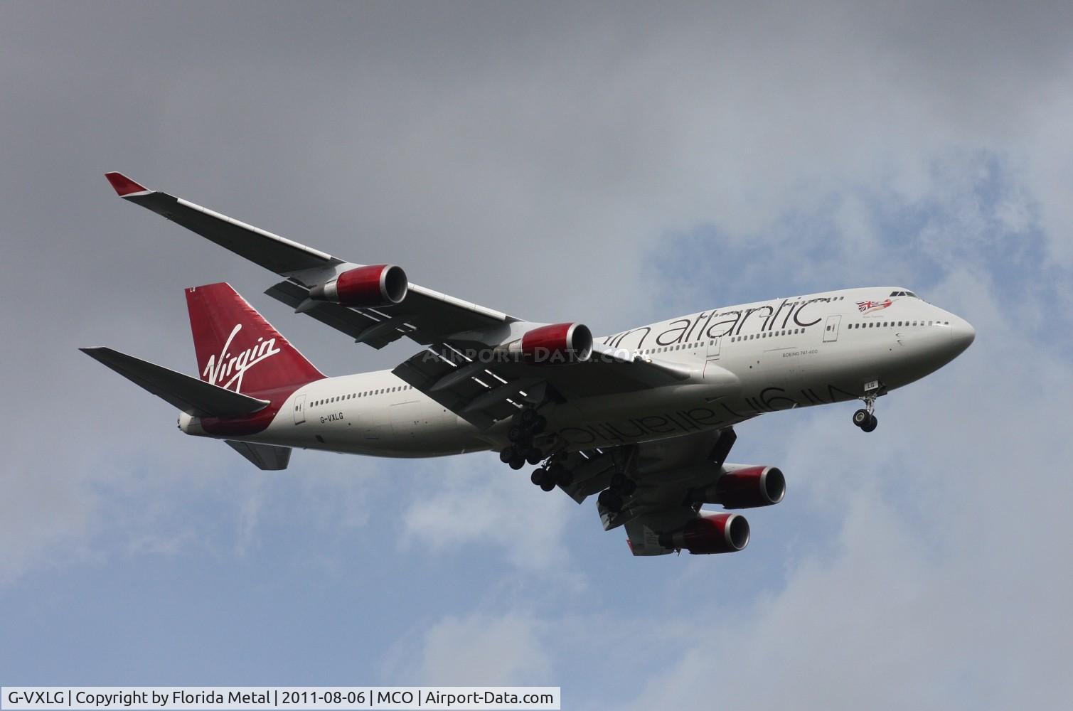 G-VXLG, 1998 Boeing 747-41R C/N 29406, Virgin 747
