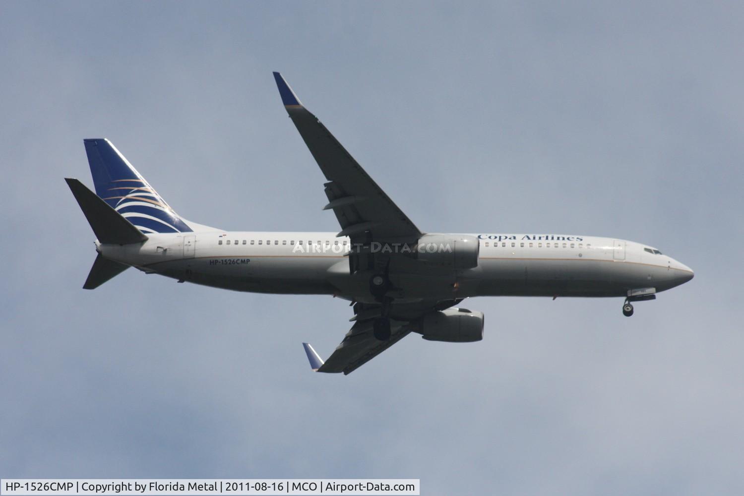 HP-1526CMP, 2005 Boeing 737-8V3 C/N 34006, Copa 737-800