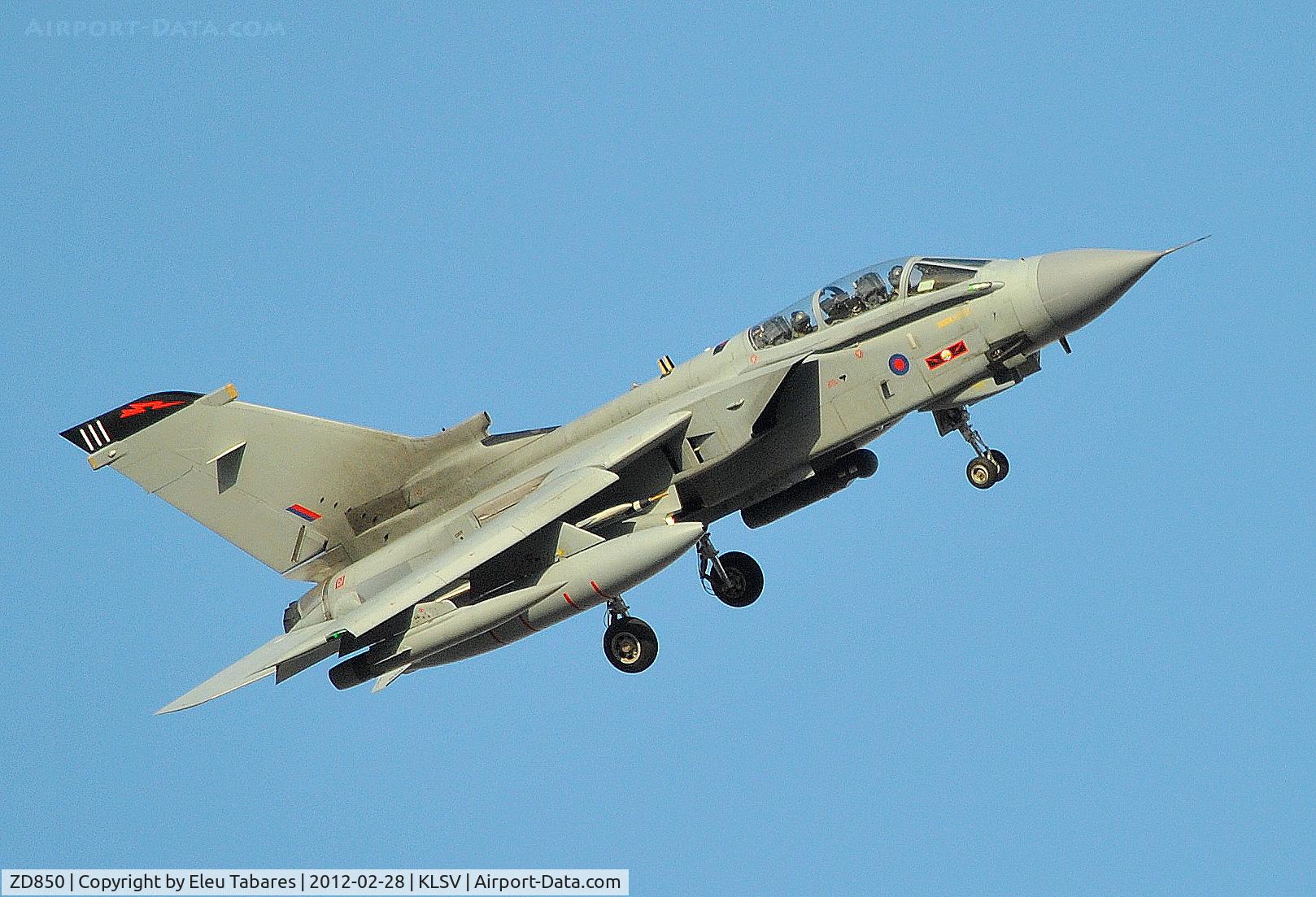 ZD850, 1985 Panavia Tornado GR.4 C/N 447/BS148/3204, Taken during Red Flag Exercise at Nellis Air Force Base, Nevada.