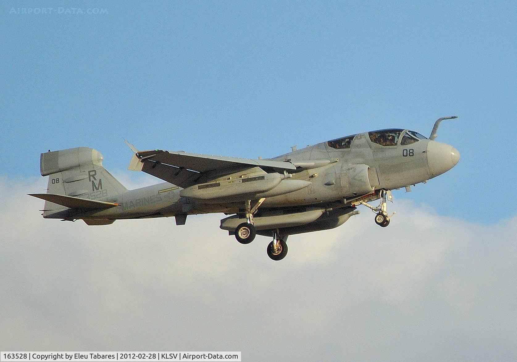 163528, Grumman EA-6B Prowler C/N P-155, Taken during Red Flag Exercise at Nellis Air Force Base, Nevada.