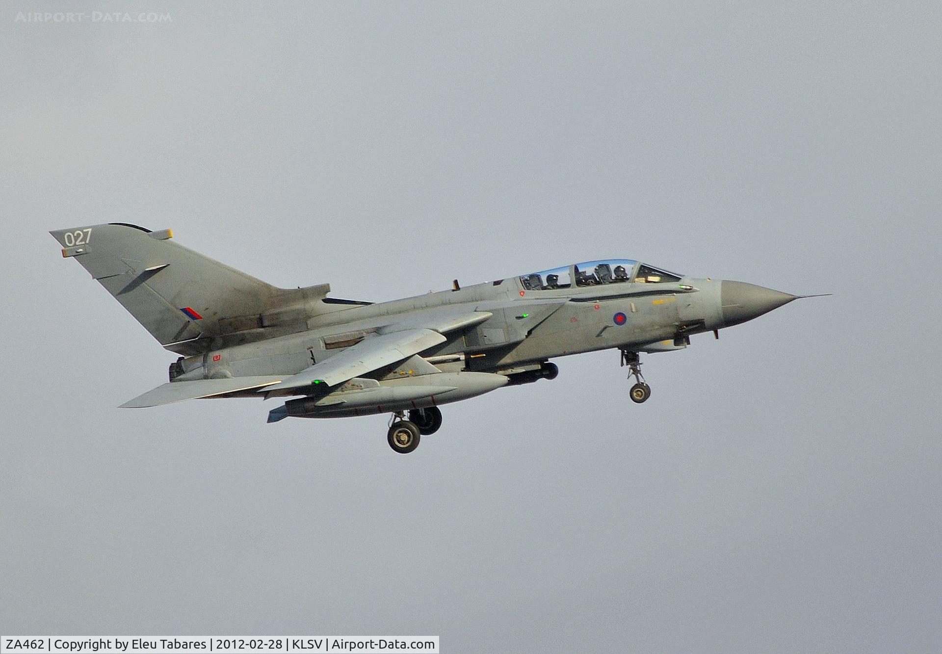 ZA462, 1983 Panavia Tornado GR.4 C/N 271/BS092/3128, Taken during Red Flag Exercise at Nellis Air Force Base, Nevada.