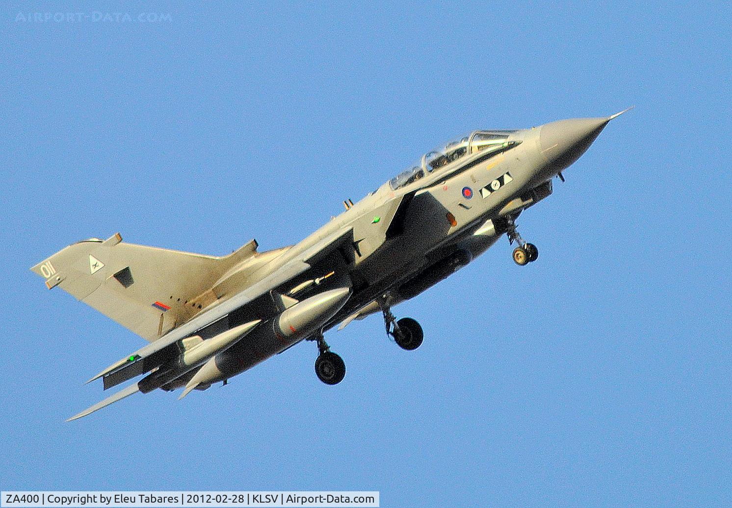 ZA400, 1982 Panavia Tornado GR.4A C/N 204/BS067/3099, Taken during Red Flag Exercise at Nellis Air Force Base, Nevada.