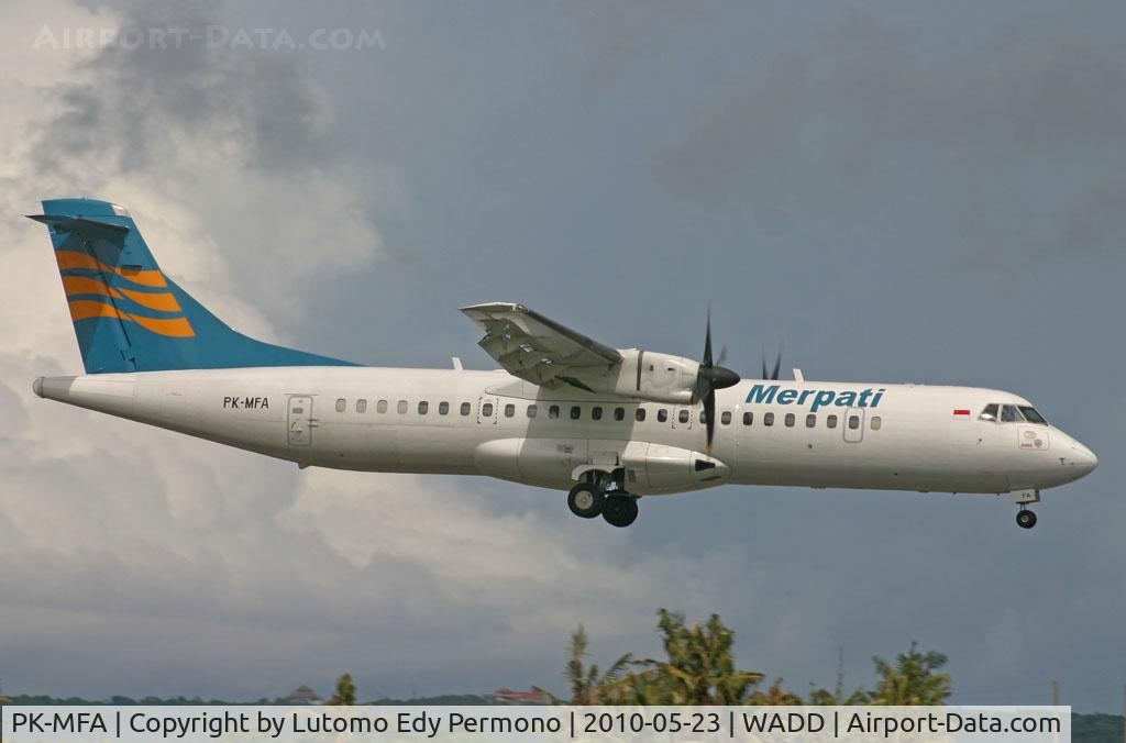 PK-MFA, 1993 ATR 72-212 C/N 379, Merpati Nusantara
