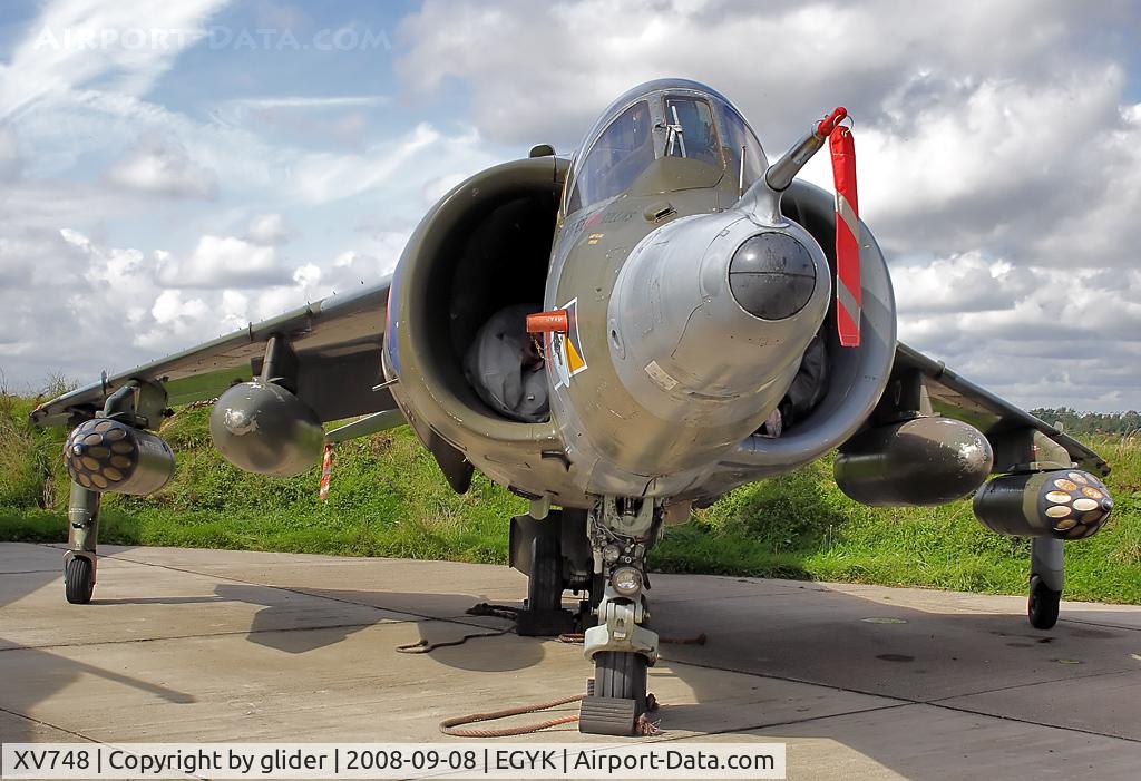 XV748, 1969 Hawker Siddeley Harrier GR.3 C/N 712011, Yorkshire Air Museum